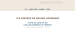 Desktop Screenshot of heladeriadibreda.com